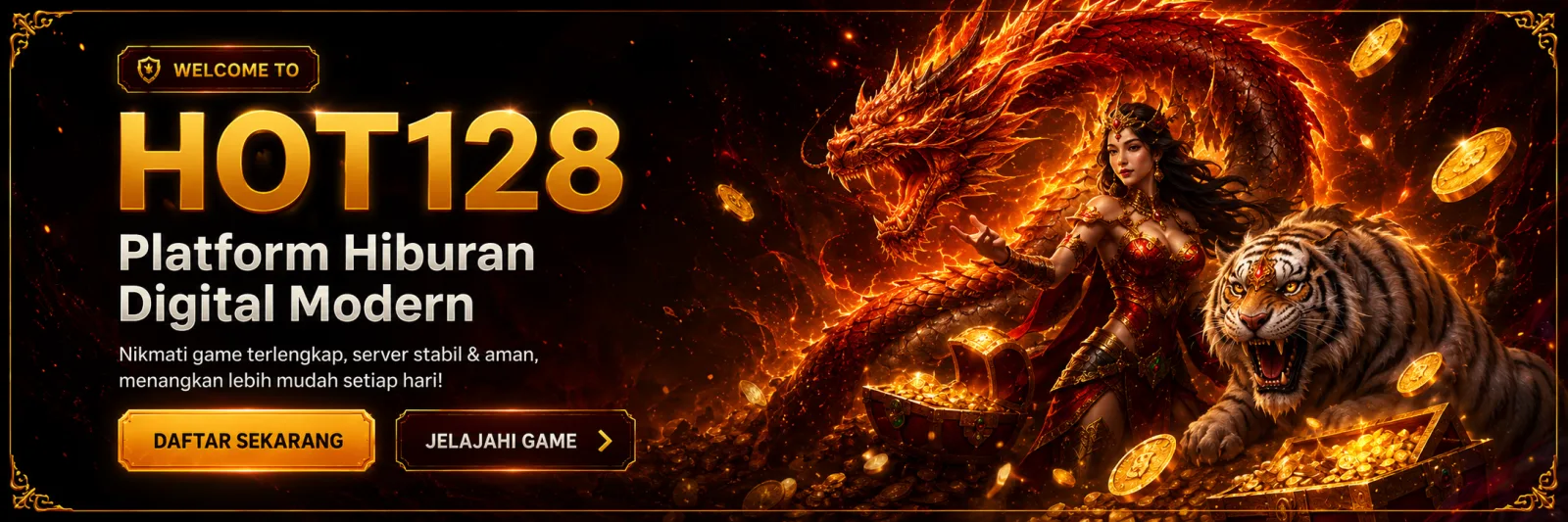 Selamat datang di HOT128 — platform hiburan digital modern